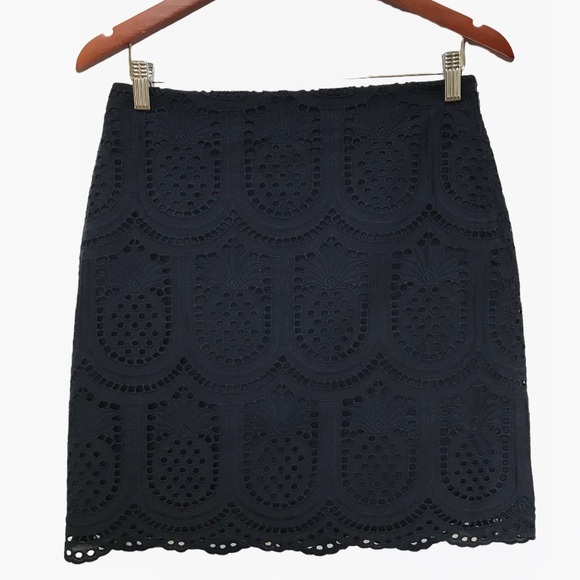 Talbots Eyelet Pineapple A-Line Women’s Skirts 4/6 Petite - Picture 13 of 15